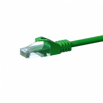 Câble de raccordement DSIT CAT 6 U/UTP 7,5 m vert CCA