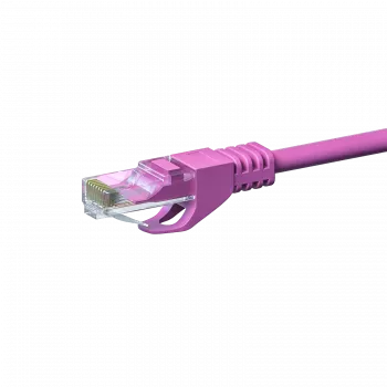 Câble réseau DSIT CAT 6 U/UTP - 7,5 m - rose - CCA (DC-C69-075)