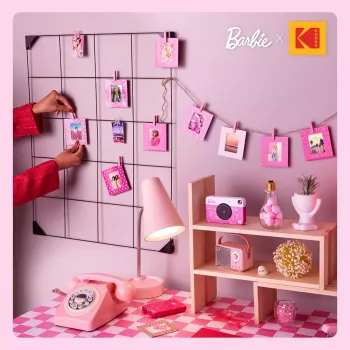 Kodak x Barbie cadres photo en papier pour photos 2x3 pouces, 10 pièces (RODB2X3FRSQ)