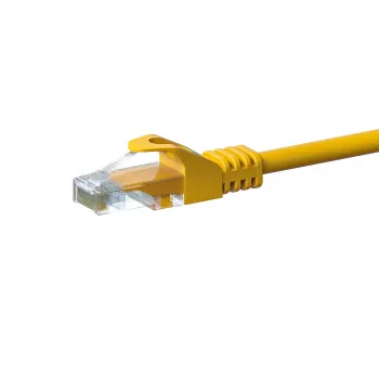 DSIT câble réseau CAT5e U/UTP 50m jaune 100 % cuivre