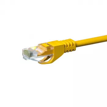 DSIT câble réseau CAT5e U/UTP 50m jaune 100 % cuivre