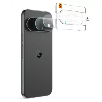 Protection caméra Spigen Optik Pro Glas.tR EZ Fit lot de 2 pour Google Pixel 11 Pro - transparent