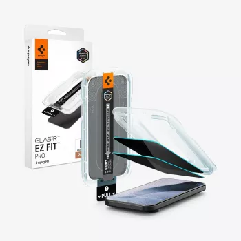 Film de protection d'écran Spigen GLAS.tR EZ Fit Pro AC Privacy lot de 2 pour Google Pixel 9 Pro XL / 10 Pro XL / 11 Pro XL