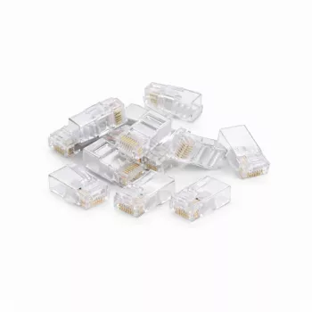 Connecteur RJ45 DSIT CAT5e UTP pour câble rigide et souple, lot de 10