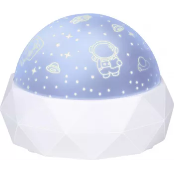 Veilleuse LED projecteur d'étoiles GRUNDIG avec constellations rotatives