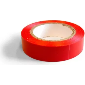 Ruban isolant PVC rouge DSIT DC-Tape-Red 10 m 19 mm