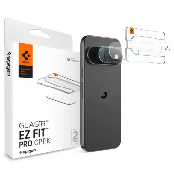 Spigen Optik Pro Glas.tR EZ Fit Camera Protector 2-Pack for Google Pixel 11 Pro XL - Clear