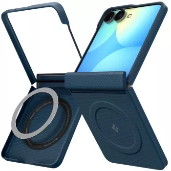 Coque MagSafe SPIGEN AirSkin Aramid pour Samsung Galaxy Z Flip 8 - navy