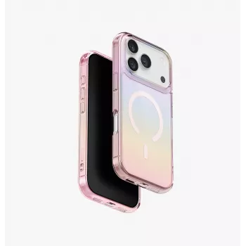 Coque de chargement UNIQ Iridescia Magclick pour iPhone 17 Pro - Midnight Quartz