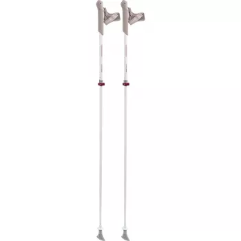 Bâtons de ski KOMPERDELL Sarma Powerlock blancs 105-125 cm (1 paire)
