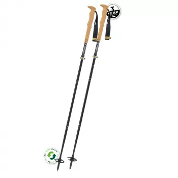 Bâtons de randonnée Komperdell FX Lite Carbon Vario Summit Compact - Titane