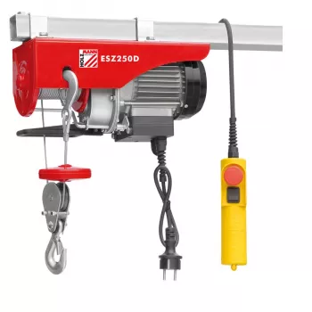 Palans électriques à câble HOLZMANN MASCHINEN ESZ250D-230V 250 kg double brin 125 kg simple brin 230 V