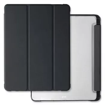 Coque arrière transparente Mercury pour iPad Pro 13 inch (M4 2024/M5 2025) - contour noir, dos transparent