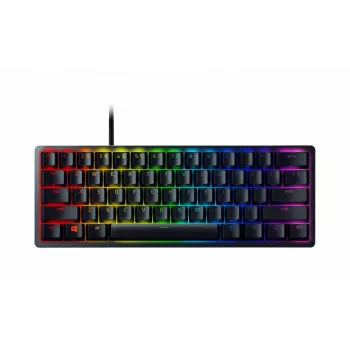 Clavier gamer opto-mécanique filaire Razer Huntsman Mini 60 %, disposition nordique, RGB, noir (RZ03-03391300-R3N1)