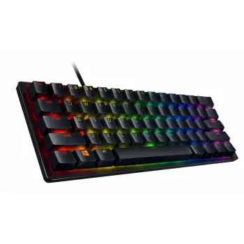 Clavier gamer opto-mécanique filaire Razer Huntsman Mini 60 %, disposition nordique, RGB, noir (RZ03-03391300-R3N1)