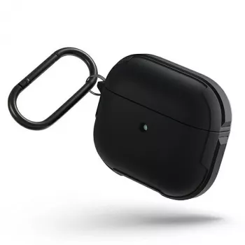 Coque antimicrobienne UNIQ Valencia pour Apple AirPods 3e génération - noir de minuit