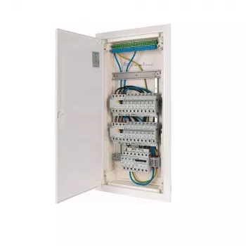 Tableau de distribution pré-câblé EATON KLV-PW-48-1PXL-1SPD-2PXF-16PLI 4 rangées, 48 modules, IP30, blanc
