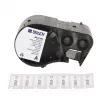 Cartouche d'étiquettes vinyle auto-laminantes BRADY BMP51/BMP53/M511, 25,4 mm x 6,4 m, blanc/translucide, B-499