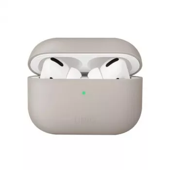 UNIQ Lino Coque en silicone pour Apple AirPods Pro - Beige Ivory