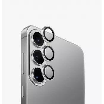 UNIQ Optix Protecteur d'objectif photo en aluminium pour Samsung Galaxy S26 / S26+ - Argent