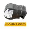 Étiquette vinyle auto-laminée BRADY BMP51/BMP53/M511, blanc/translucide, largeur 1 pouce, rouleau de 21 ft