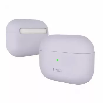 Coque en silicone UNIQ Lino pour AirPods Pro lavande
