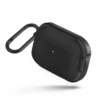 Coque antibactérienne UNIQ Valencia pour AirPods Pro – noir minuit