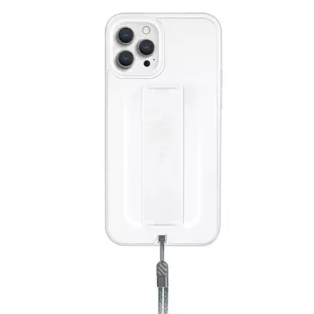 Coque antimicrobienne UNIQ Heldro pour iPhone 12/12 Pro 6,1 pouces Natural Frost