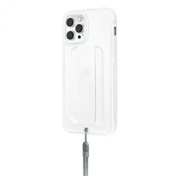 Coque antimicrobienne UNIQ Heldro pour iPhone 12/12 Pro 6,1 pouces Natural Frost
