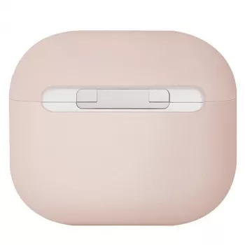 Coque en silicone UNIQ Lino pour Apple AirPods 3e génération - rose blush