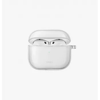 Coque UNIQ Glase pour Apple AirPods 4 fumé brillant