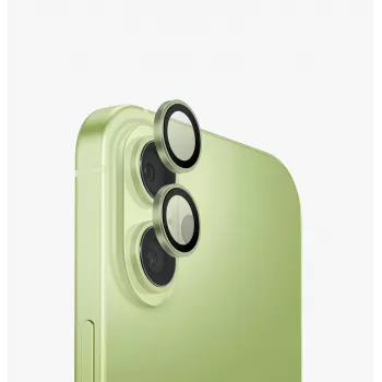 Protecteur d'objectif de caméra en aluminium UNIQ Optix pour iPhone 17 avec applicateur vert