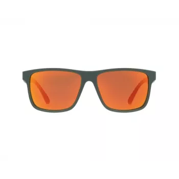 Lunettes de soleil polarisées Red Bull Spect Maze - vert mat/brun/rouge CAT3