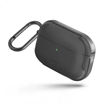 Coque antibactérienne UNIQ Valencia pour AirPods Pro - gris gunmetal