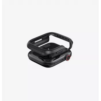 Étui UNIQ Valencia pour Apple Watch 46 mm, Midnight Black Uni001443