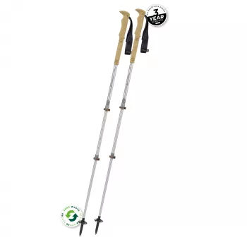 Bâtons de trekking Komperdell Explorer Zero Cork, marron