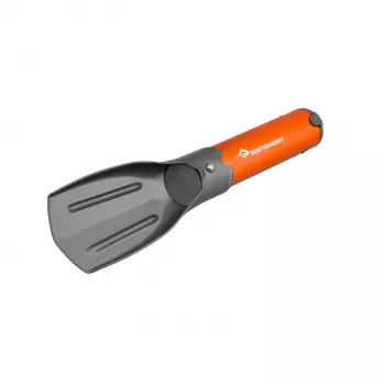 Pelle de camping Sea to Summit Pocket Trowel Alloy - pelle pliable ultralégère pour creuser des catholes, aluminium anodisé, 220 mm dépliée, 153 mm pliée, 3.5oz, gris/argent