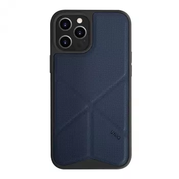 Étui folio UNIQ Transforma pour iPhone 12 Pro Max - Bleu électrique