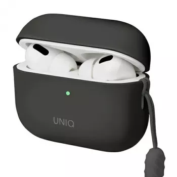 Coque en silicone UNIQ Lino pour AirPods Pro de 2e génération (2022/2023) Gris cendré