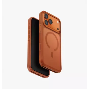 Coque de charge MagClick UNIQ Veren pour iPhone 17 Pro Max, orange