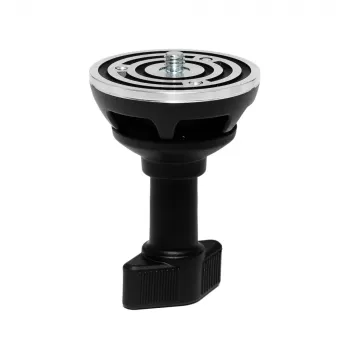 Demi-boule Manfrotto 520BALLSHX 75 mm avec poignée courte pour mise à niveau du trépied