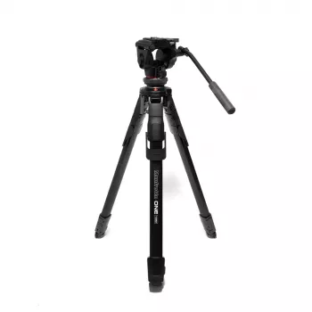 Trépied photo-vidéo hybride Manfrotto MKONEVA-500X avec tête fluide, jambes aluminium 5 sections, verrous à levier, colonne rapide, sac de transport