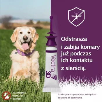 Ceva Vectra 3D for Dogs Over 40 kg, 3 Pipettes