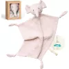 Peluche éléphant en coton Momcozy pour bébés, rose