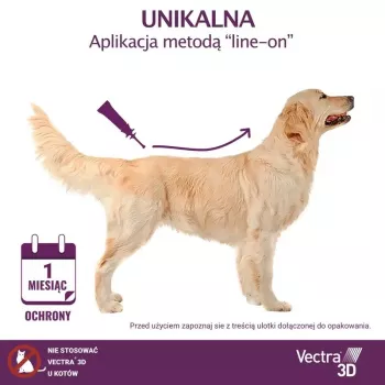 Ceva Vectra 3D Spot-On Solution for Dogs 1.5-4 kg – 3 Pipettes (Yellow)