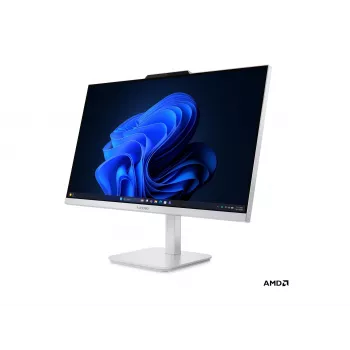 Lenovo A105 24 ordinateur tout-en-un 23,8 inch FHD - AMD Ryzen 5, 16 Go RAM, 512 Go SSD, Radeon 610M, Windows 11 Home, Cloud Grey