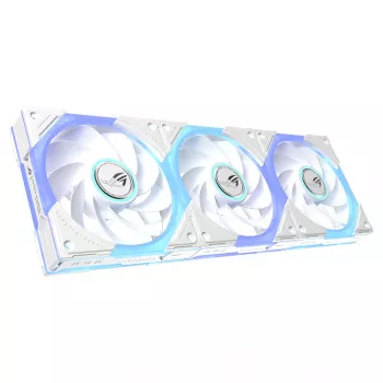 Ventilateur inverseur ASUS ROG Eurux GR120 ARGB, 120 mm, pack de 3, blanc (90DA00K3-B09020)