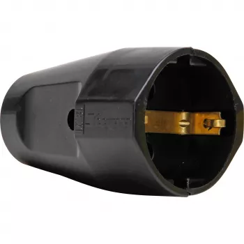 Kopp Connecteur de sécurité en plastique pour 3 x 1,5 mm², noir