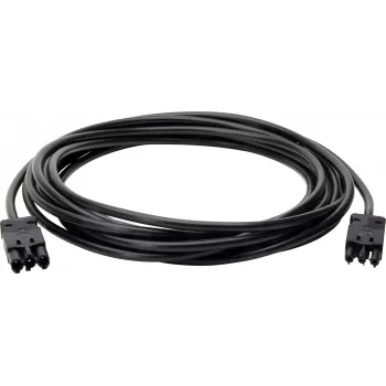 Câble de raccordement Kopp compatible avec le système de connecteurs GST, M/M, 1,5 mm², 8 m, noir