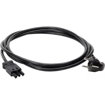 Câble d'alimentation coudé Kopp GST18i3 Schuko 3 m 3G1,5mm² H05VV-F noir